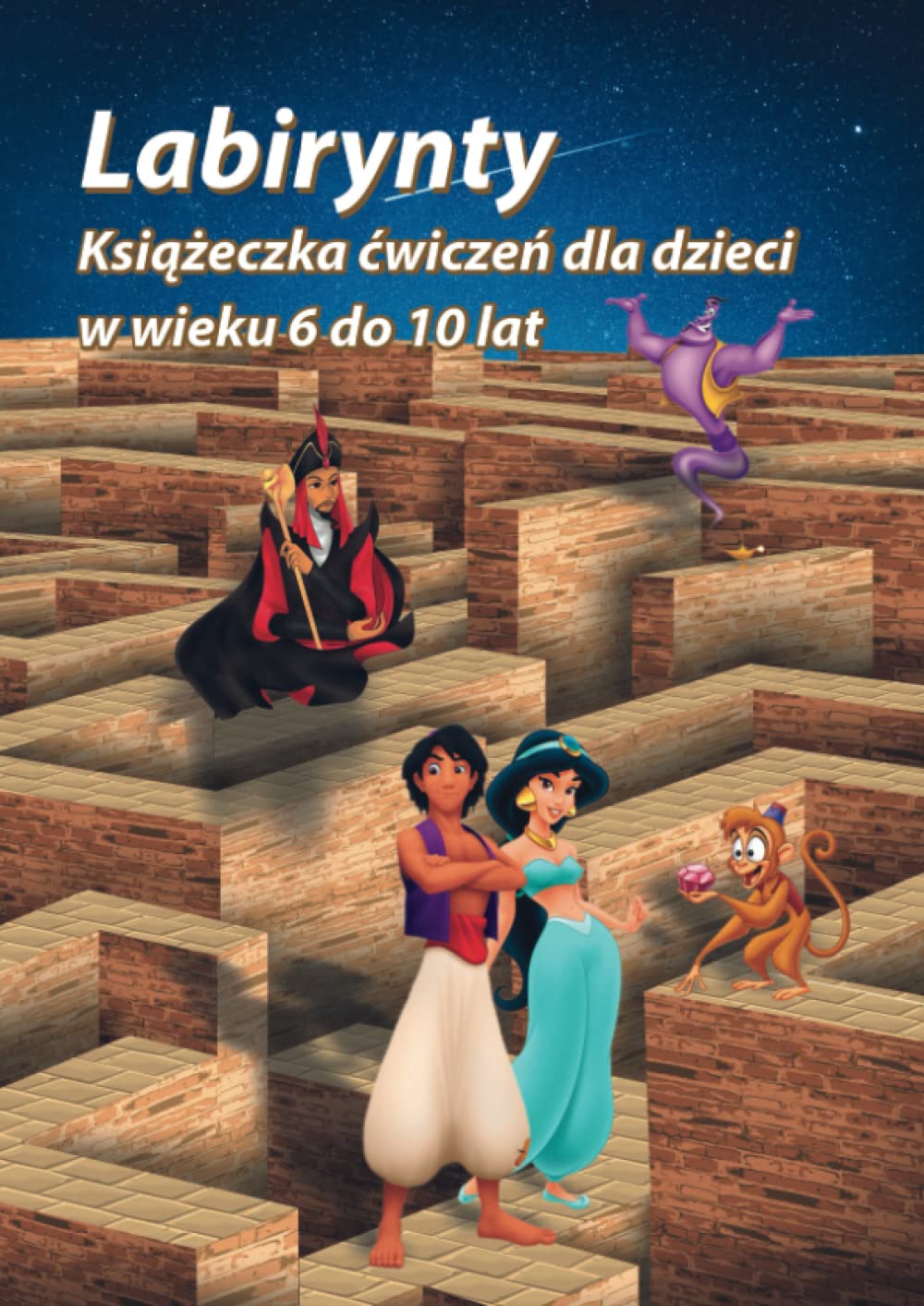 Labirynty. Książeczka ćwiczeń dla dzieci w wieku 6 do 10 lat