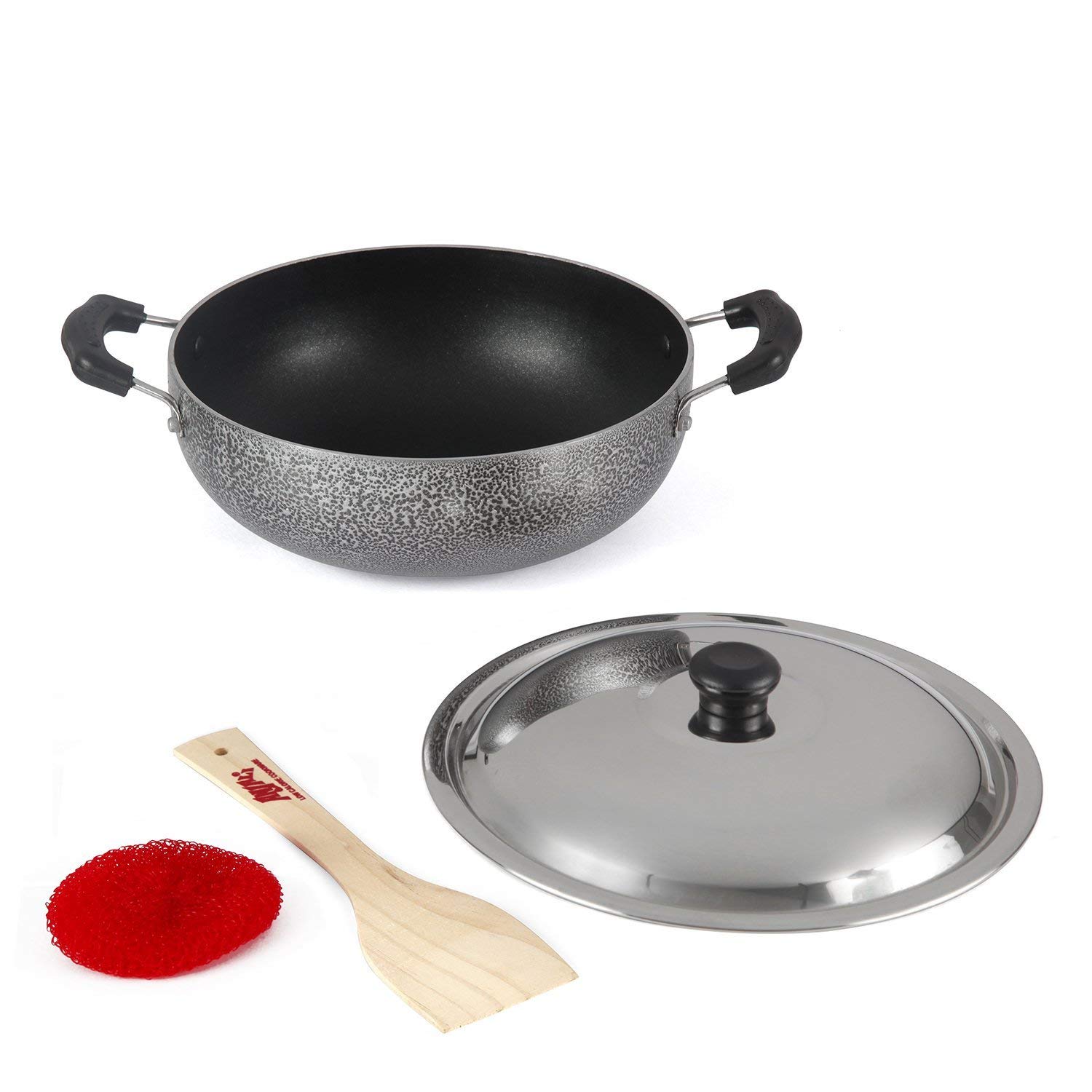 Anjali Kitchenware Aluminum 2.5 Liter Kadai - PKD25-31
