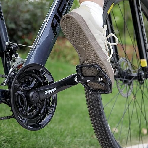 Miniatura 7 de Pedales de bicicleta de montaña - Pedales planos de bicicleta de fibra de nailon de 916 pulgadas - Pedales de plataforma de bicicleta para bicicleta