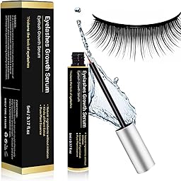 5ML Serum Pestañas Crecimiento,Tratamiento Fortalecedor y Alargador Para Pestañas y Cejas,Gruesas y Hermosas, Estimula Crecimiento Natural, Cejas más Pobladas