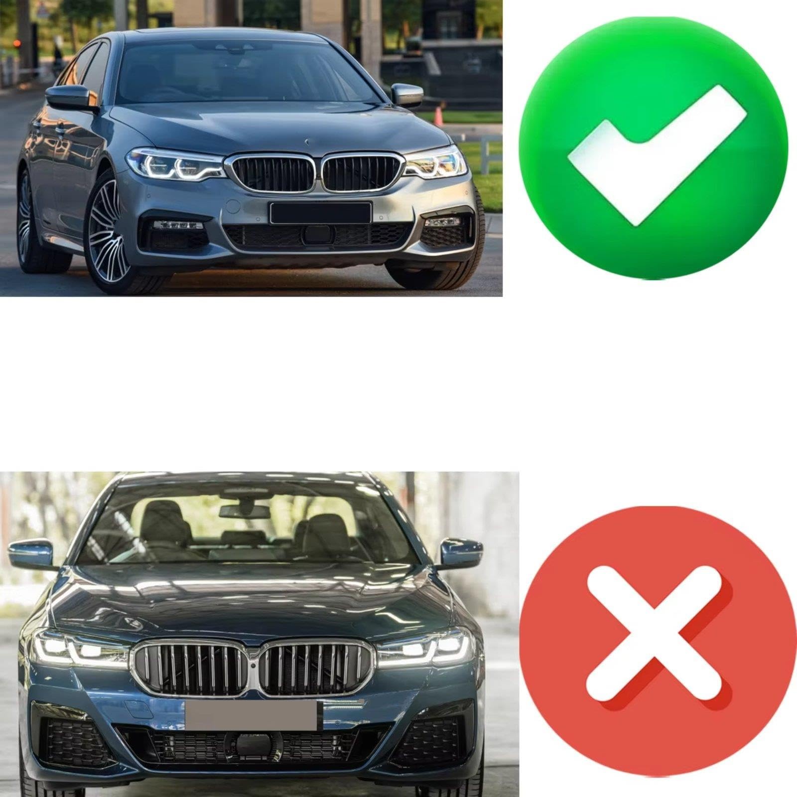 Auto Griglia Paraurti Anteriore Per Per Serie 5 G30 G38 G31 2017-2020