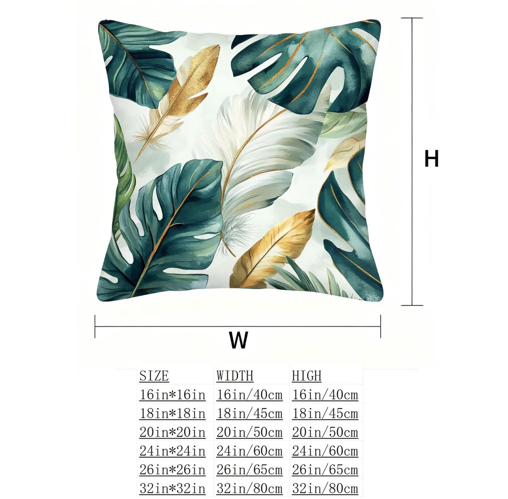 Verde Federe Cuscini Divan 60x60 Blu Federe Cuscino Letto Super Morbido Copricuscino Letto Set di 4 Cuscini Divano Decorazioni Autunnali Copricuscini Arredamento Casa, Sedia Soggiorno Giardino E - 359