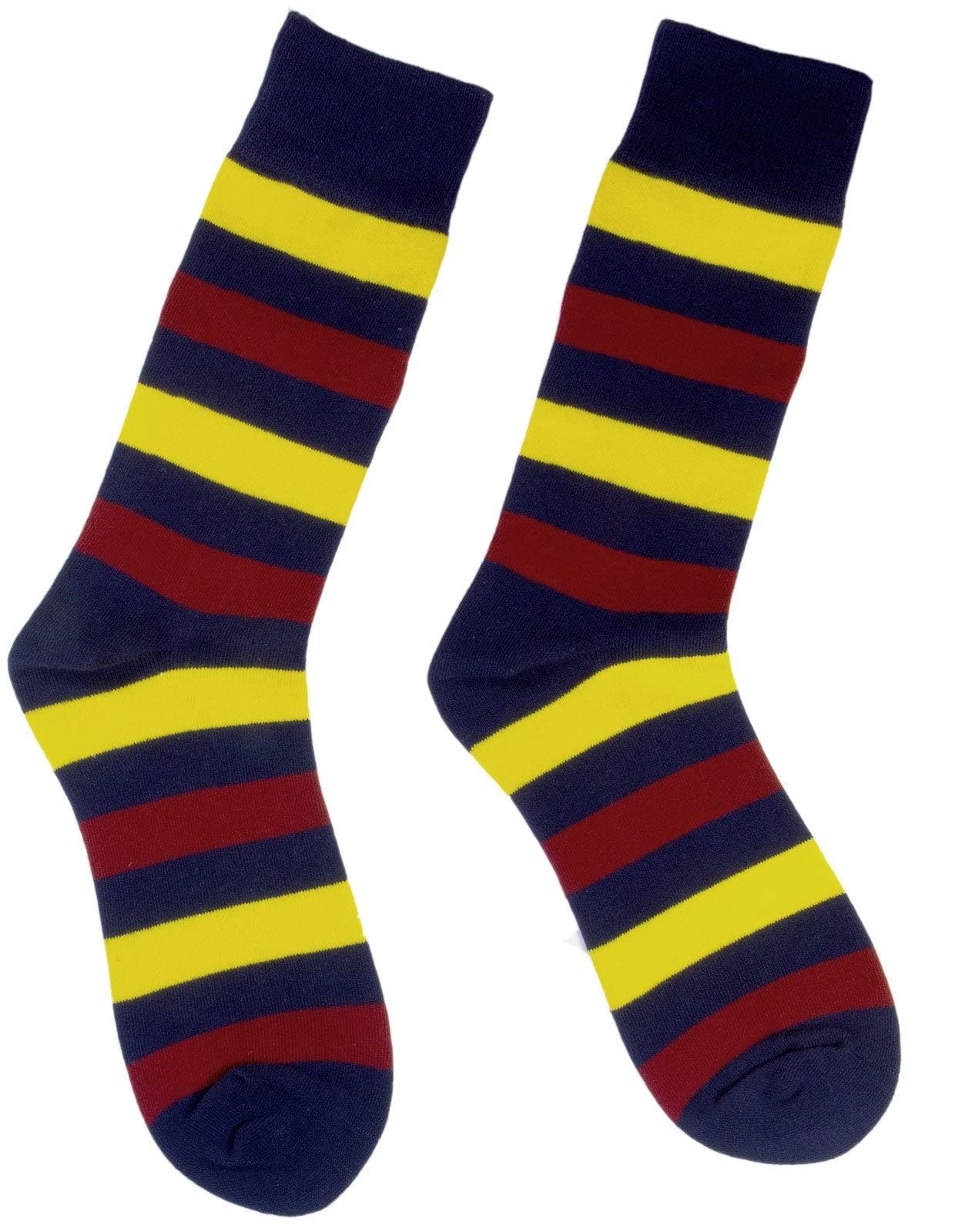 The Regimental Shop Men's Blue/Red/Yellow Royal Army Medical Corps Regital Socks