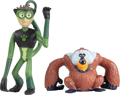 Miniatura 6 de Juego de 4 figuras de acción escaladores de Activate Creature Power, de Wild Kratts