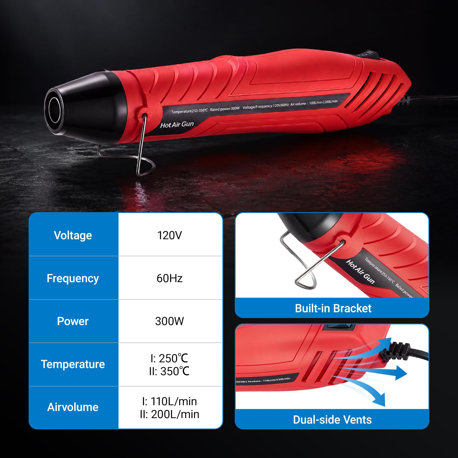 2075 conectores de alambre de sellado de soldadura con kit de pistola de calor, pelacables 3 en 1, impermeable, grado marino, termorretráctil, surtido de terminales eléctricos para reparación