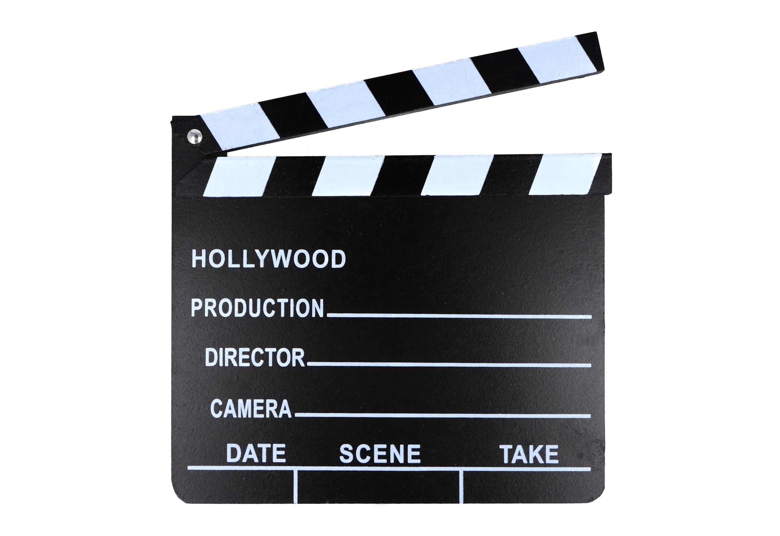 Henbrandt 2x Movie Clapper Board 18x20cm – Hollywood Film Clapboard Party Prop Decoration for Kids, Adults, Boys & Girls Fancy Dress Costume Accessory – Cinema Theme