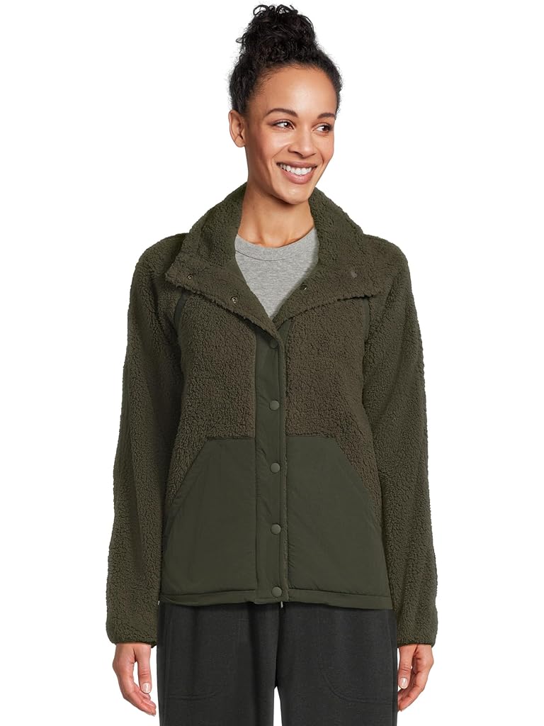 Brown Prana Encinitas Fleece Jacket