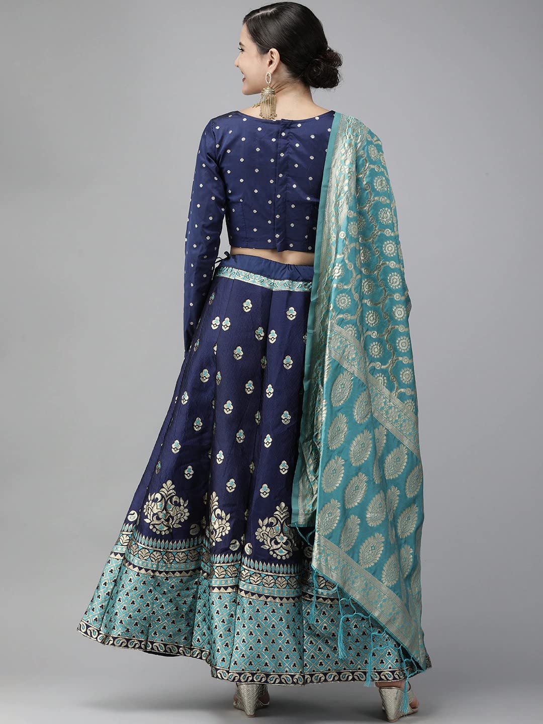 Indische ethnische Kleidung Lehenga Choli für Damen voll genäht Hochzeit Party Wear indischen Stil Kleid