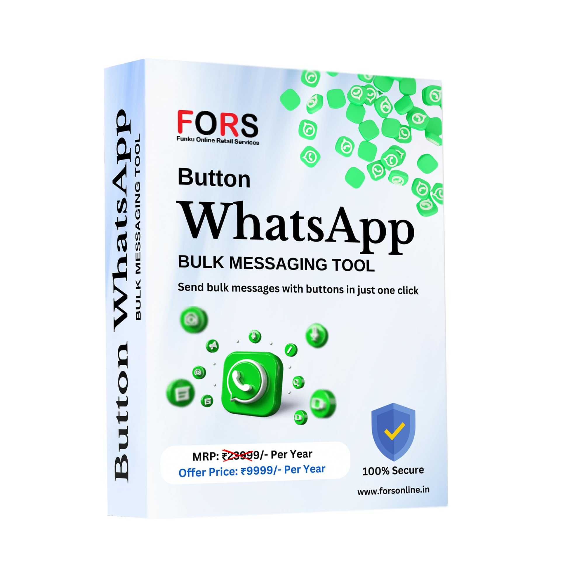 FUNKU ONLINE RETAIL SERVICES (FORS) Button Whats App Bulk Messaging Tool | Button Sender | Bulk Messages | Subscription for Bulk Whats App Message Software with Button (1 Month)-image-24
