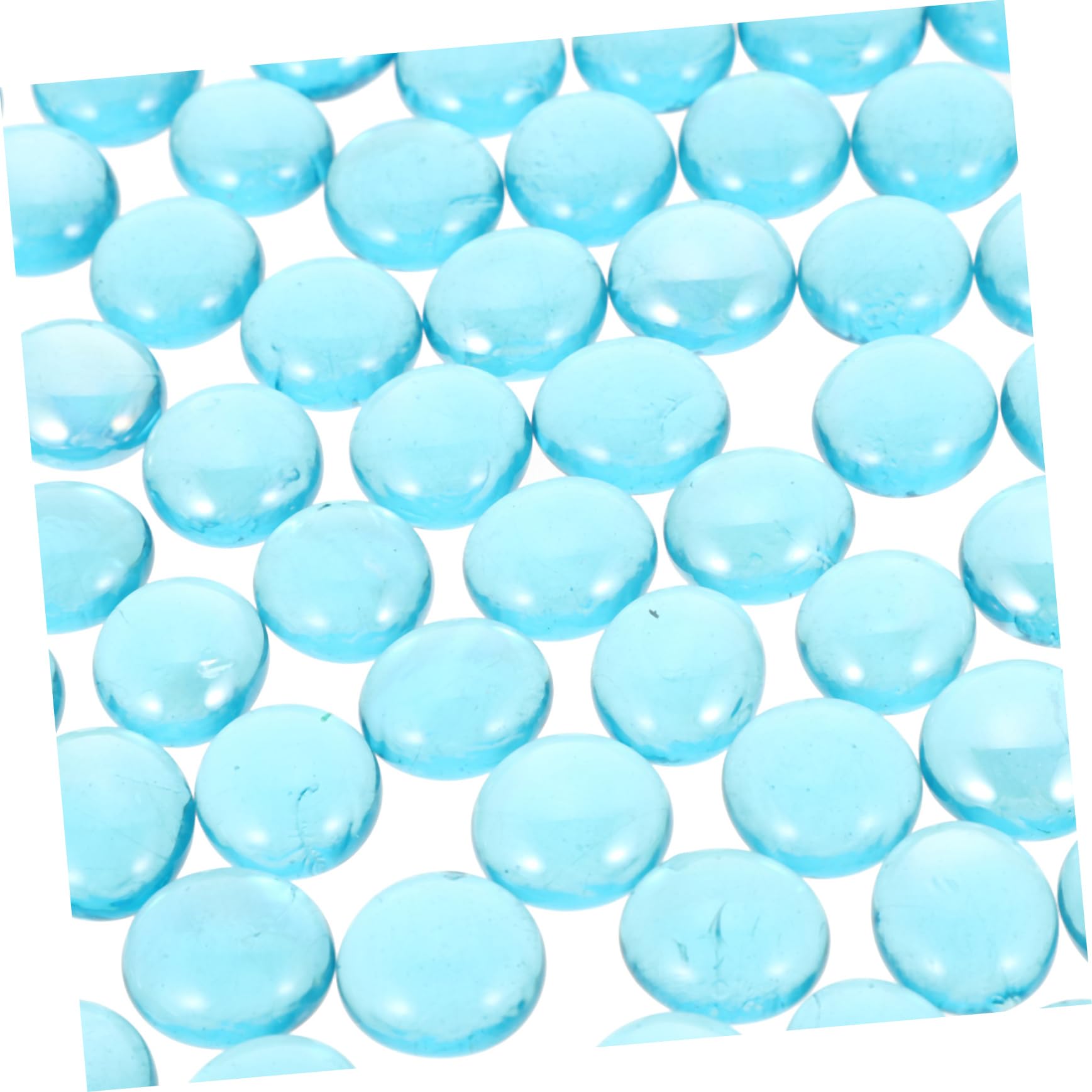 OFFSCH 1Bag Fire Pit Glass Beads Decorative Stones for Fireplaces Safe for Fish Tanks Reusable Ornaments Shimmering Glass Rocks