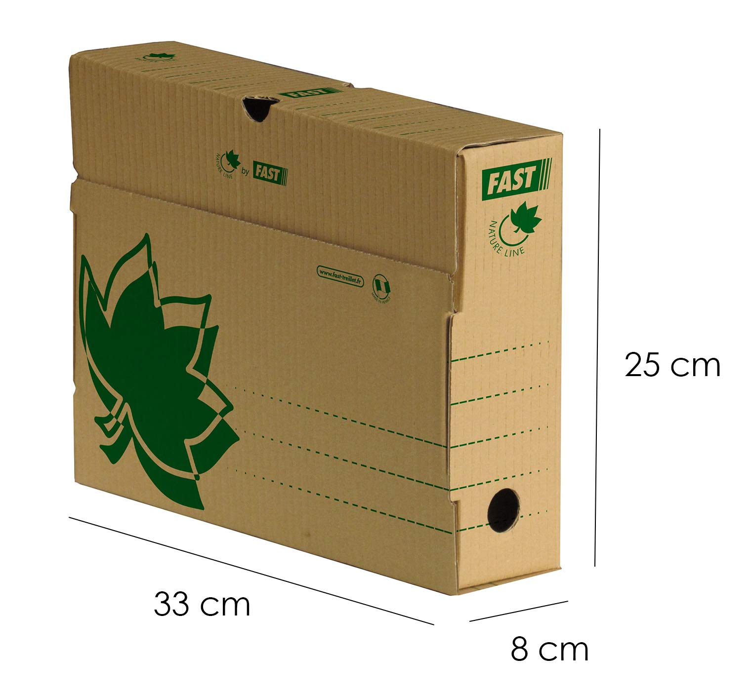 Fast Natura Line Scatole Archivio Ecru 8 cm ecru
