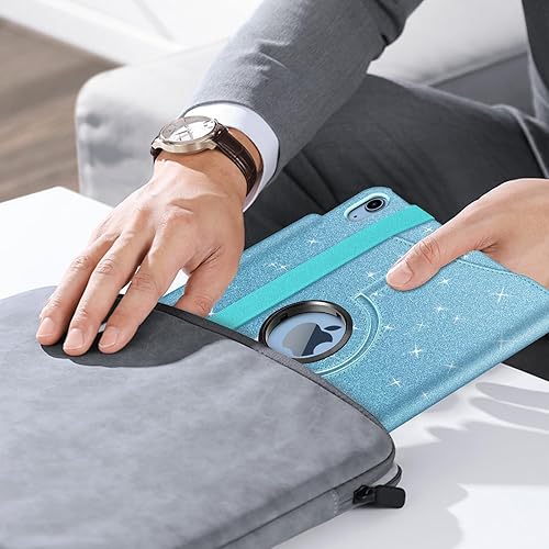 Vista 152 de Fintie Funda giratoria para iPad (A16) de 11ª generación de 11 pulgadas (2025), iPad de 10.9 pulgadas (2022) – [Soporte para lápiz integrado] Funda