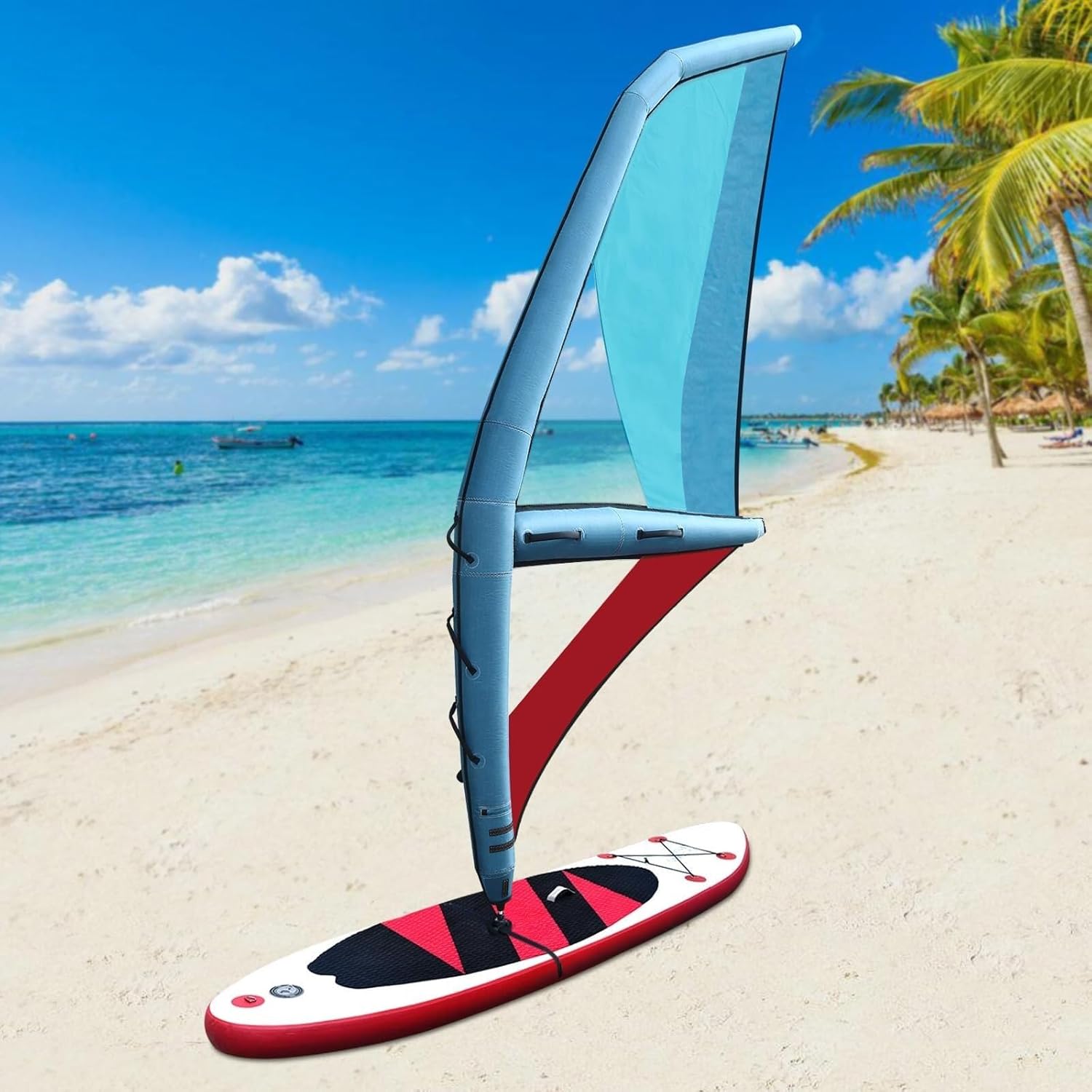 Inflatable Sail,Inflatable Stand Up Paddleboards Board Inflatable Paddle Board Freestanding Paddle Board Wind Surfing Paddle Board