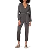 Women's Knit Surplice Jumpsuit (Available in Plus Size)