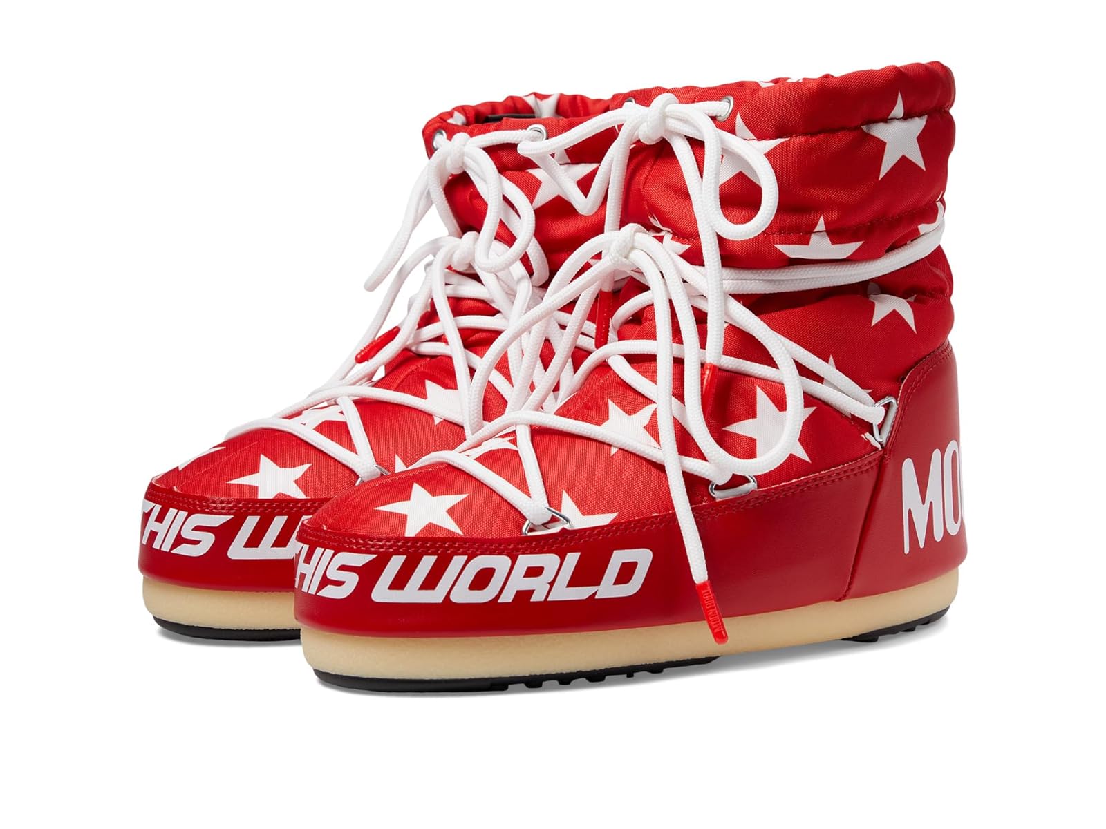 Сапоги унисекс MOON BOOT Light Низкие звезды