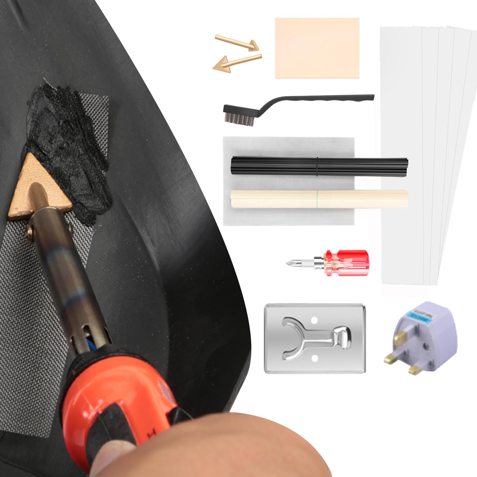 Kit de soudure de voiture PP 100W pour réparation de pare-chocs fissurés