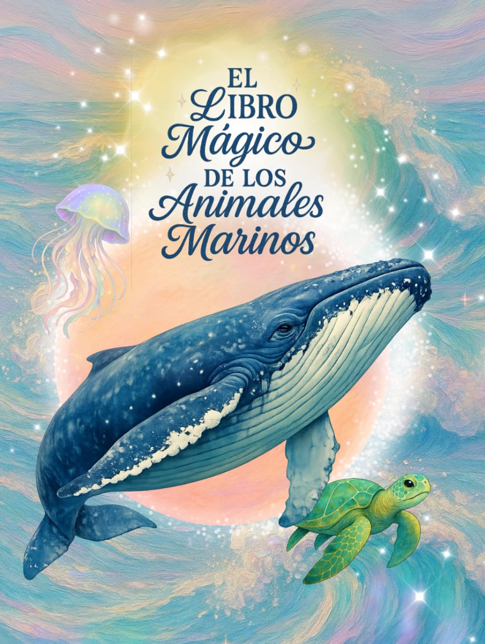 Libro Ilustrado de Animales Marinos: Libro ilustrado de animales marinos y fauna del océano con arte mágico y leyendas del mar