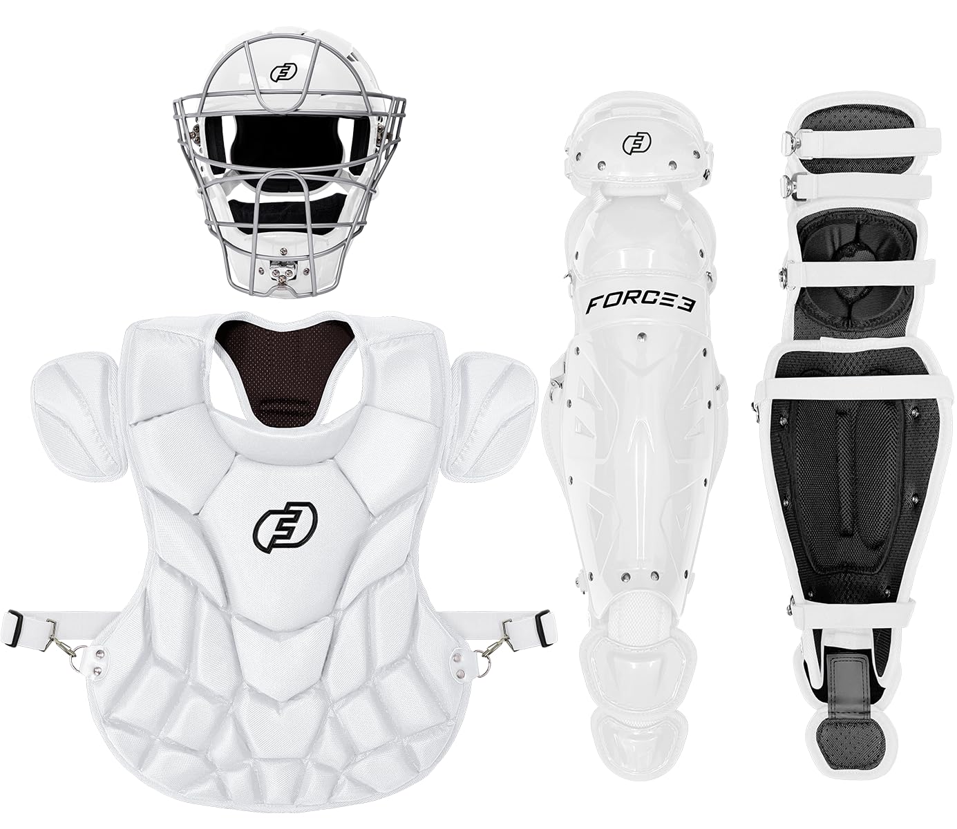 FORCE3 Defender Catchers Set | Meets NOCSAE
