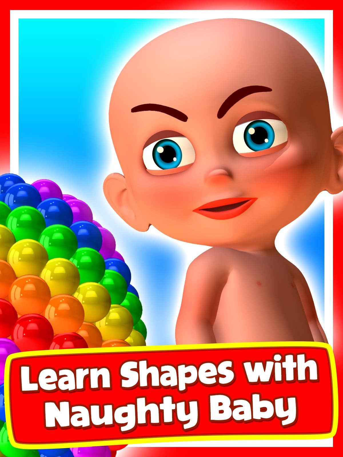 Learn Shapes with Naughty Baby