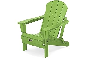 SERWALL Folding Michigan Adirondack Chair