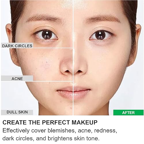 Miniatura 5 de Cojín de aire para cabeza de hongo, base CC en crema, base BB Cream Maquillaje Hidratante CC Cream Base líquida con base de maquillaje Corrector