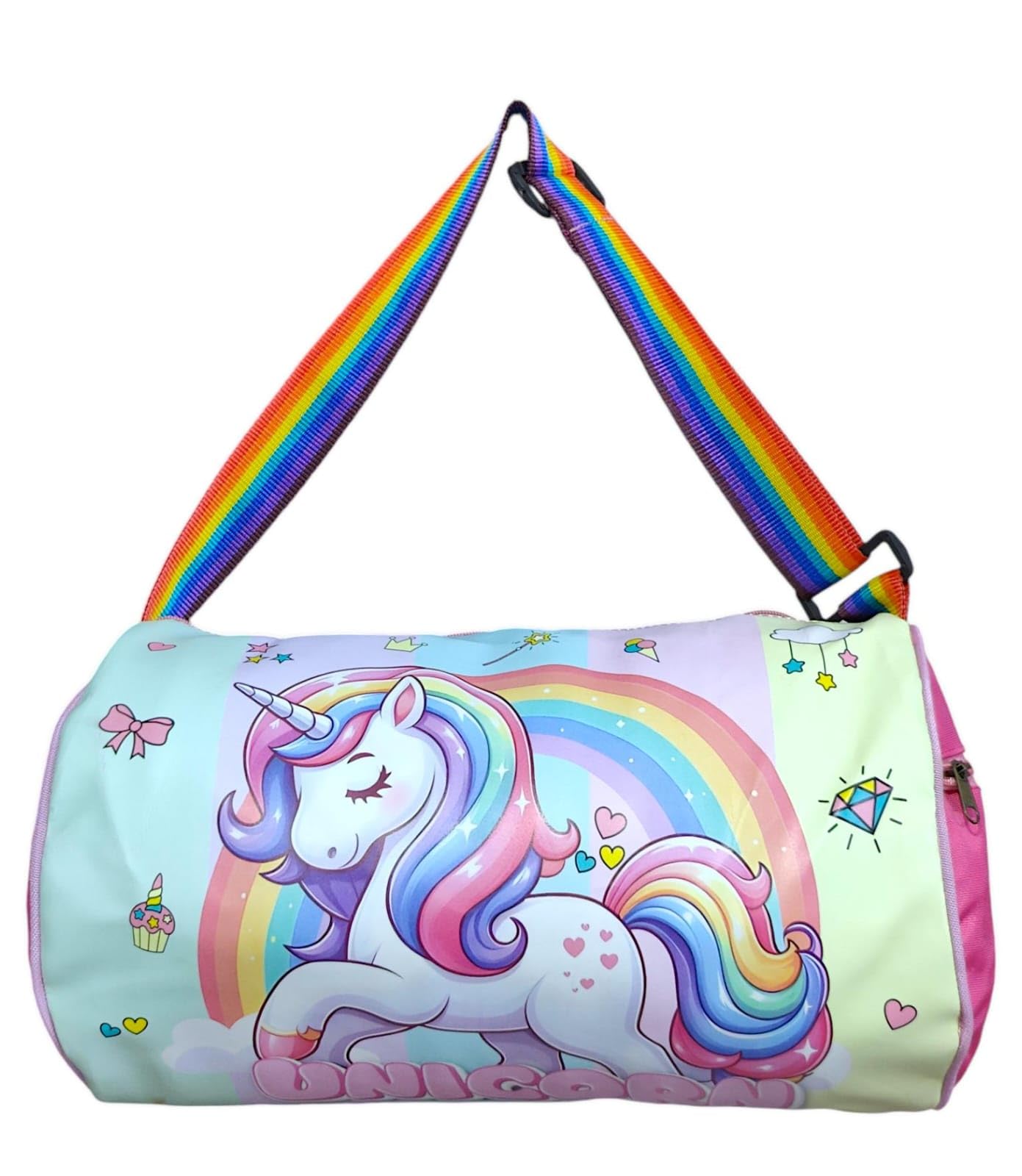 tera 13 Uni-Corn Kid's Travel Duffle Bag, Duffle Bag for Kids, Sports Bag for Boys & Girls. Return Gifts Birthday Party. Travelling Bag, Carry Bag, Picnic Bag, Duffle Bag for Girls 1pcs-picture-39