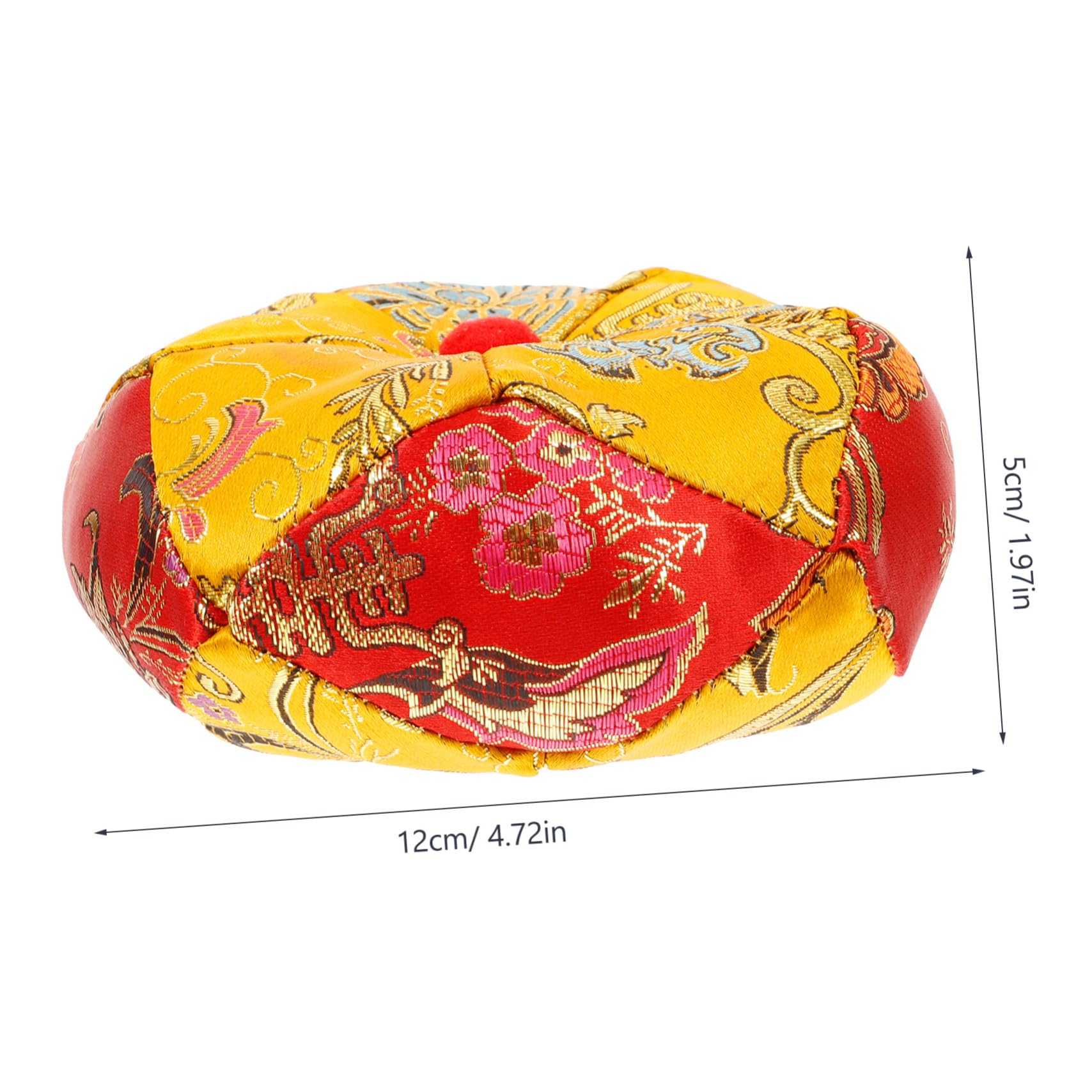 Mikinona Wooden Fish Mat Protective Pad for Singing Bowl Buddhist Sound Bowl Cushi