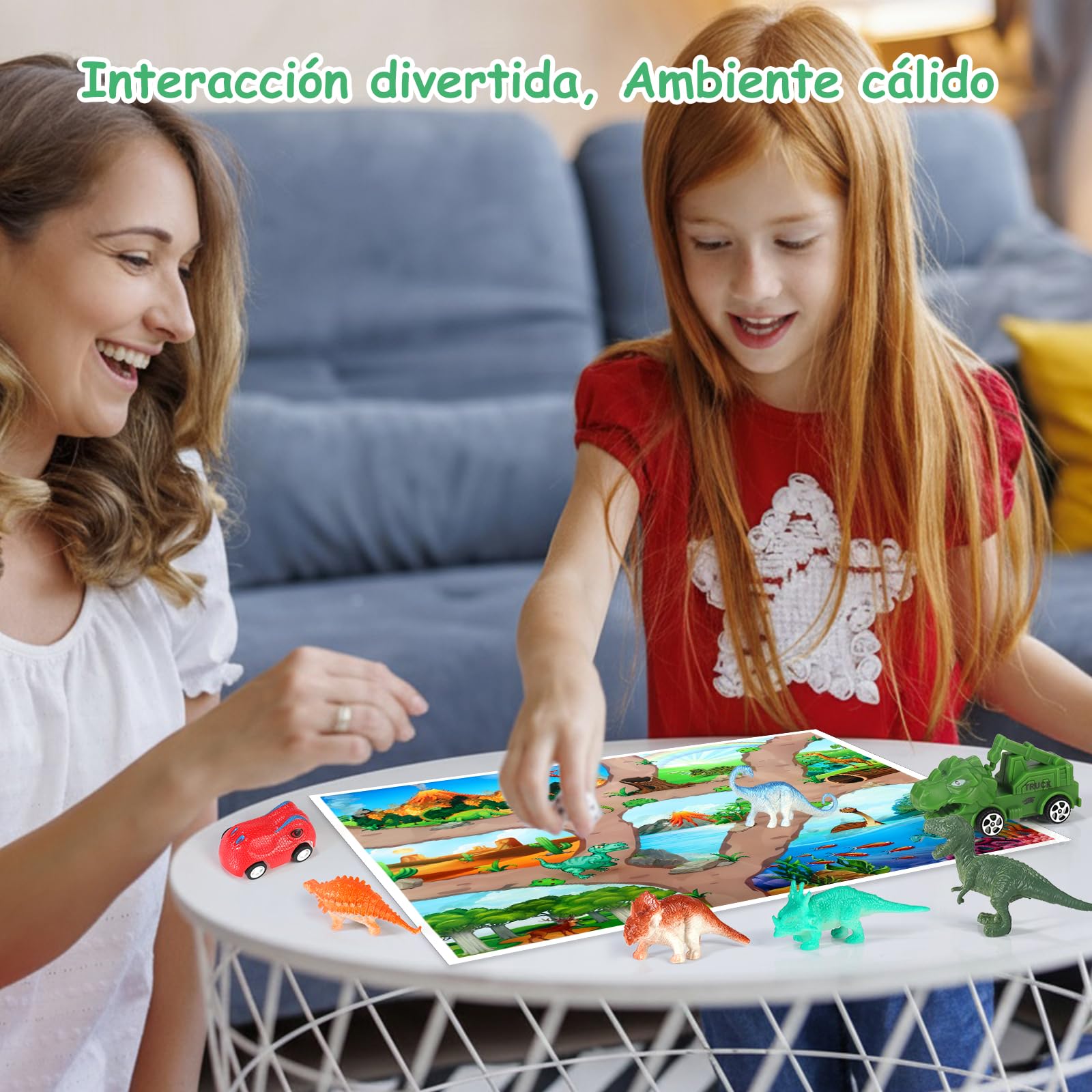 OKYUK Calendario de Adviento, Calendario Adviento de Dinosaurios para Niños con 16 Dinosaurios Únicos, Calendario Juguetes para Niños de 3 Años en Adelante