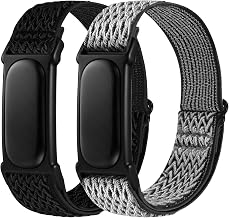 Elastic Bands Compatible with Google Fitbit Air, Nylon Replacement Watch Strap for Women Men