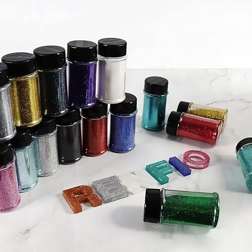 Miniatura 130 de Renfio Polvo ultra fino de purpurina rojo vino oscuro, 2.11 onzas (2.12 oz), copos de PET, manualidades, lentejuelas, decoración de slime, seguro