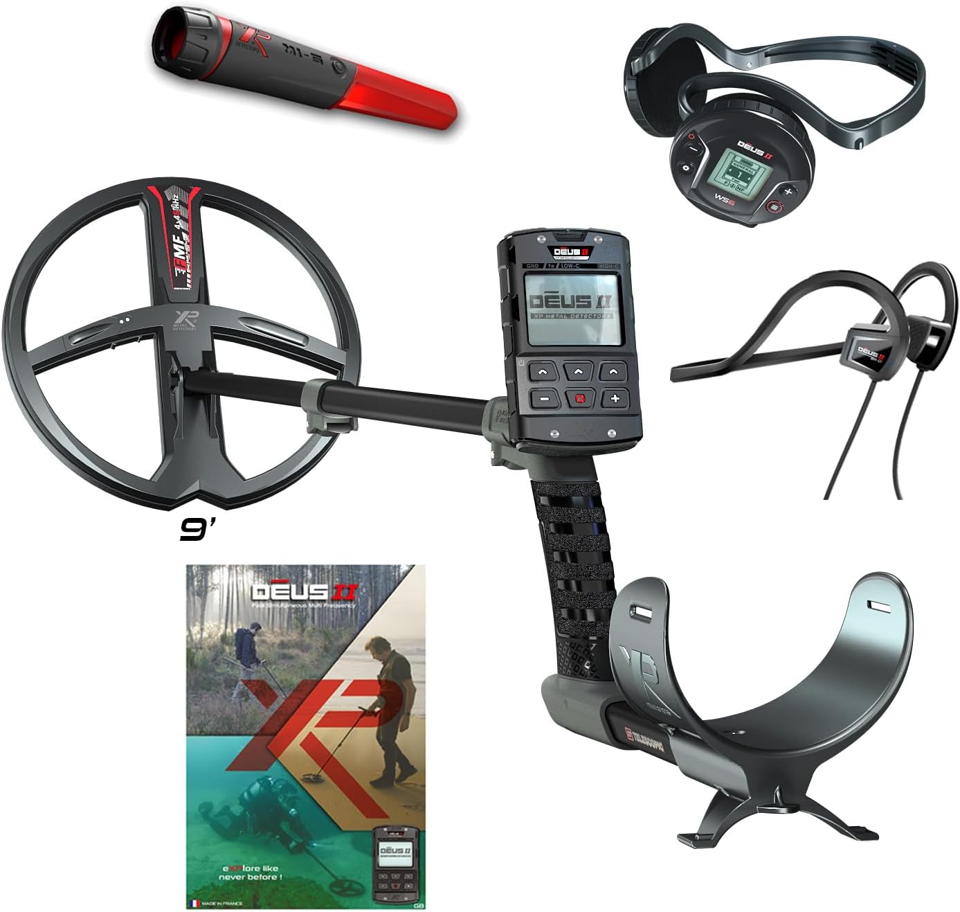 Amazon.com : XP Metal Detectors Deus II Full Fast Multi Frequency with ...