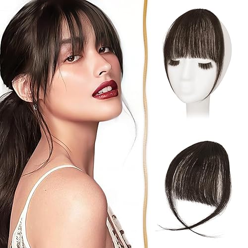 Sofeiyan Frangia Clip Capelli Veri Frangetta Finta Extension 100% Capelli