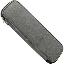 Knitting Needle Case Zipper Bag Organizer Travel Crochet Storage Bag Carrying Crochet Knitting Accessories Dark Grey