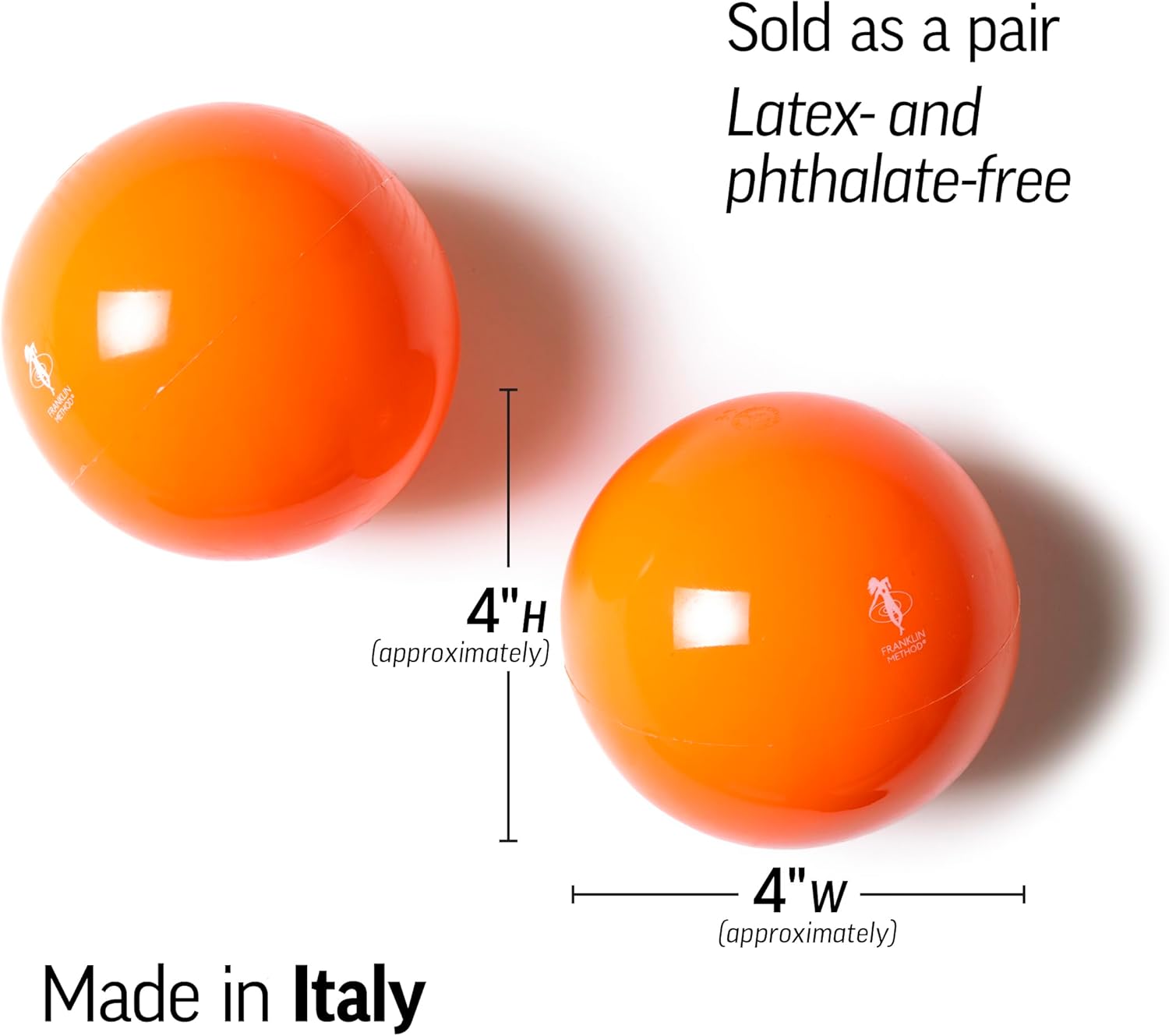 OPTP Franklin Method Smooth Ball Set - Adjustable Firmness Massage Roller Ball Set for Back and Neck Massage - Gentle Deep Muscle Relief for Sensitive Soft Tissue