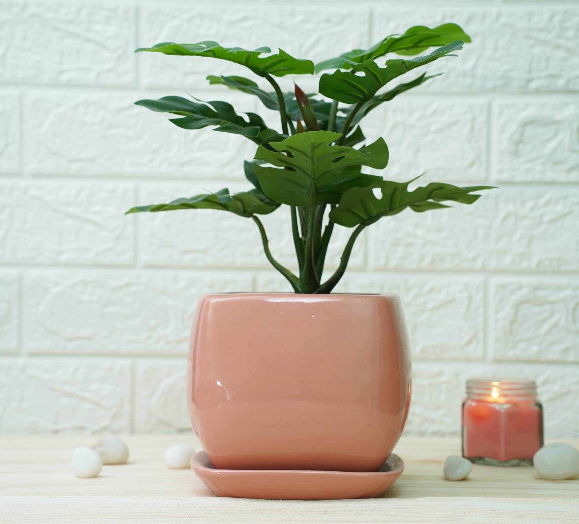 GOLD DUST White Ceramic Pots for Plants, Pots and Planters, White Pots for Plants, Ceramic Pots for Indoor Plants, Planters for Living Room (White Hanoi) (B0BW6FG6VB) Amazon Price History, Amazon Price Tracker