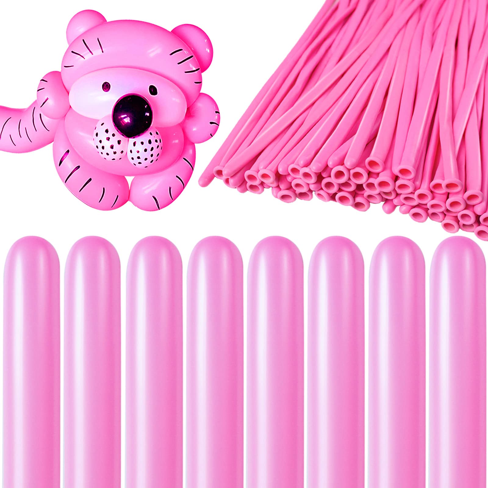 260 Clear Latex Balloons - Animal Modeling & Party Decor -21