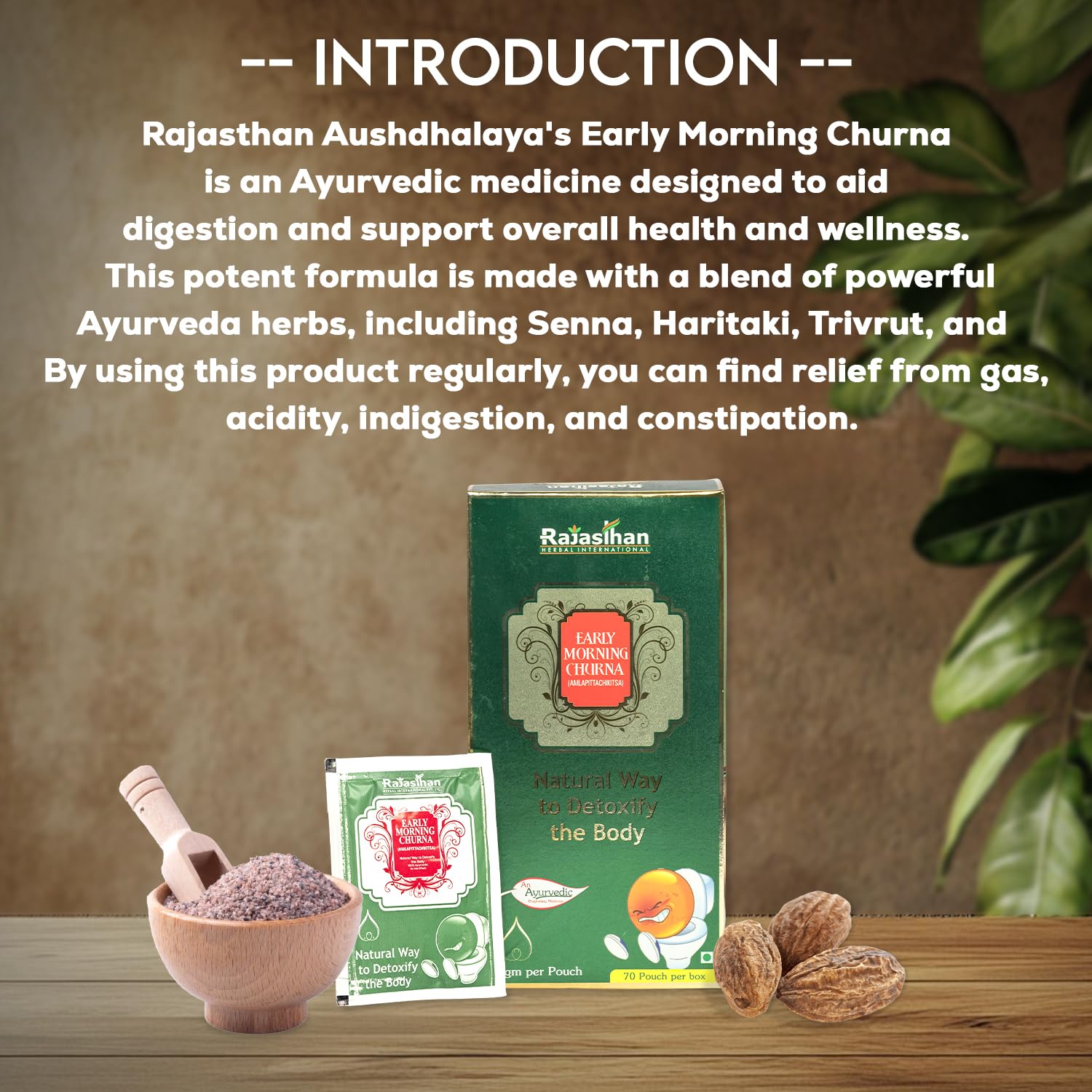 Early Morning Churna by Rajasthan Aushdhalaya Natural and Herbal supplement designed to support overall health and wellness - 350 gm 3 71PO2MUedfL. SL1500