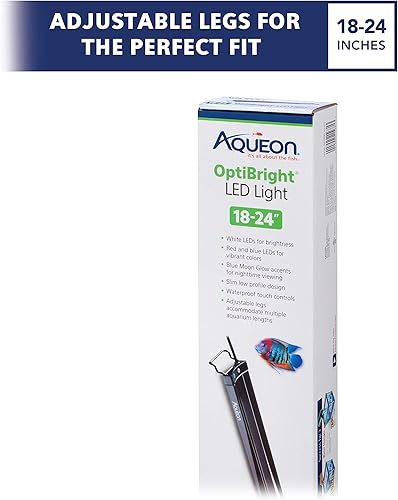 Vista 21 de Aqueon Lámpara LED OptiBright para acuario de pecera, 48-54 pulgadas