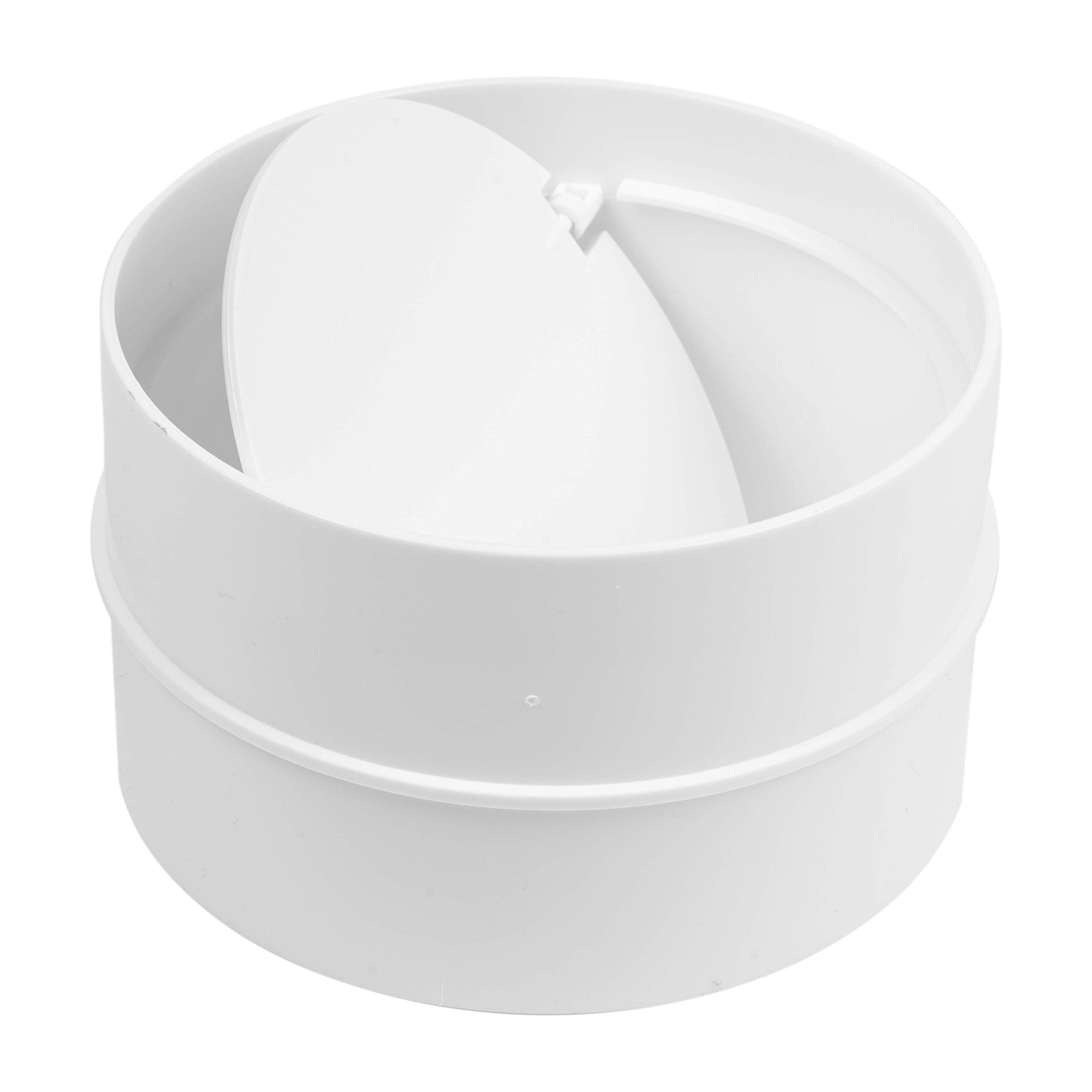 Buy HVAC OV 6" inch Duct Connector with air Backdraft Damper. Made of