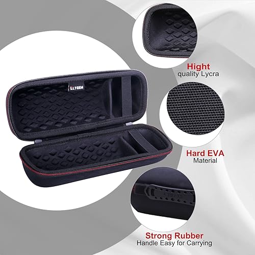 Miniatura 8 de LTGEM EVA Estuche de transporte duro para JBL FLIP 5 Altavoz Bluetooth portátil impermeable - Gris