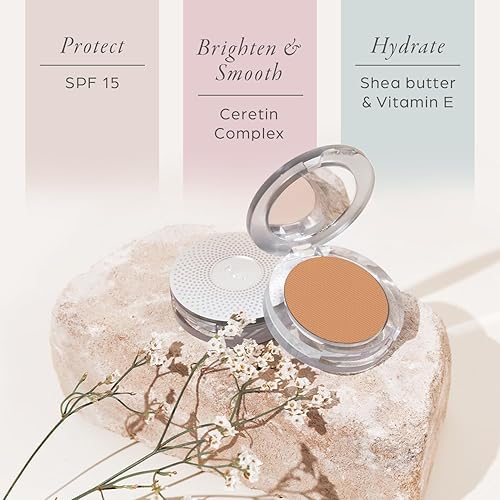 Miniatura 4 de PÜR Beauty - Base de maquillaje mineral prensado 4 en 1 SPF 15 con corrector y polvo de acabado, base de cobertura media a completa, polvo a base de