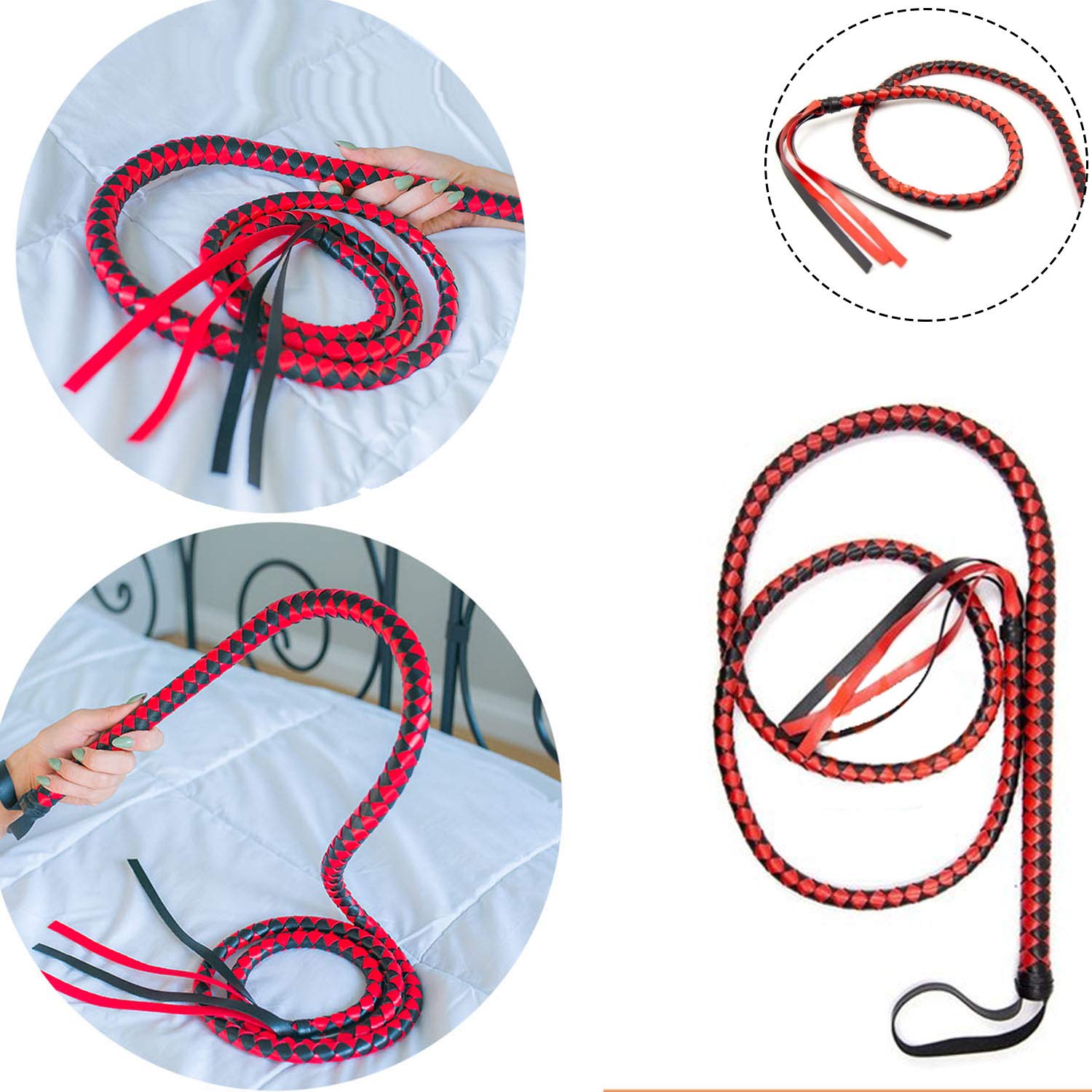 Flogger & frusta 195 cm Frusta BDSM sesso duro giochi erotici per coppie in pelle morbida per donne floggers & whips Sm FOPS B21-7