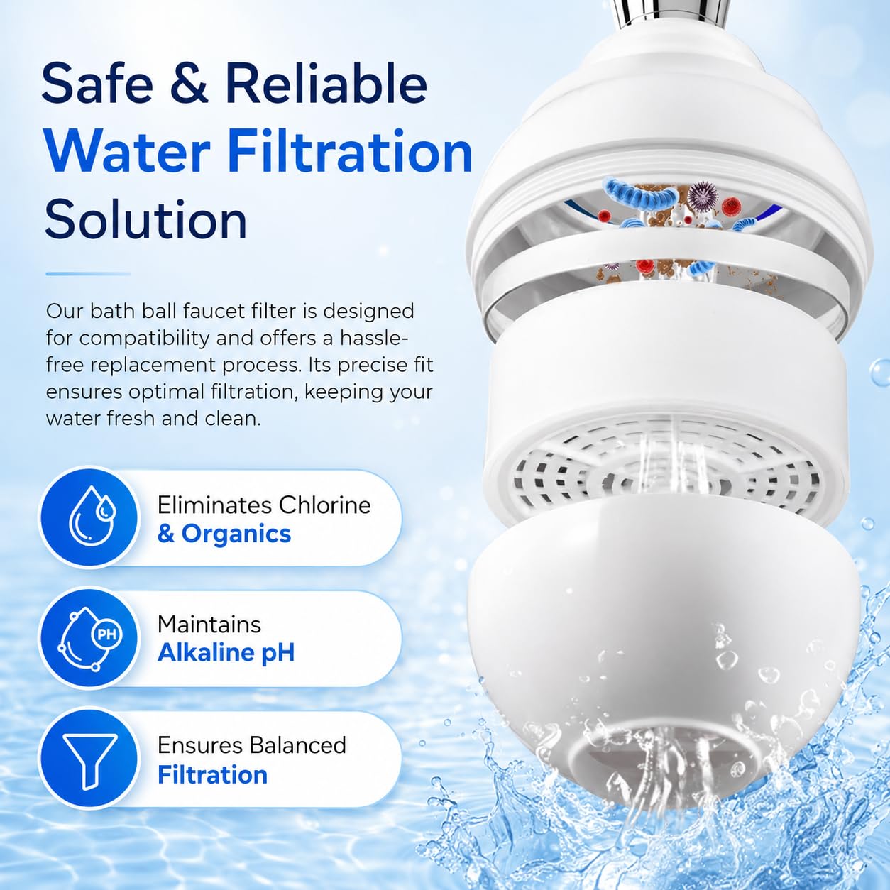 Crystal Quest Bathtub Filter - Cleaner Baths! -3 Crystal Quest Bathtub Filter - Cleaner Baths! -3