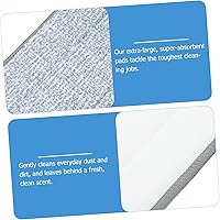Vista 4 de iplusmile Paquete de 2 paños de fregona de tela, almohadillas de limpieza resistentes para el hogar, diseño plano para limpieza rápida
