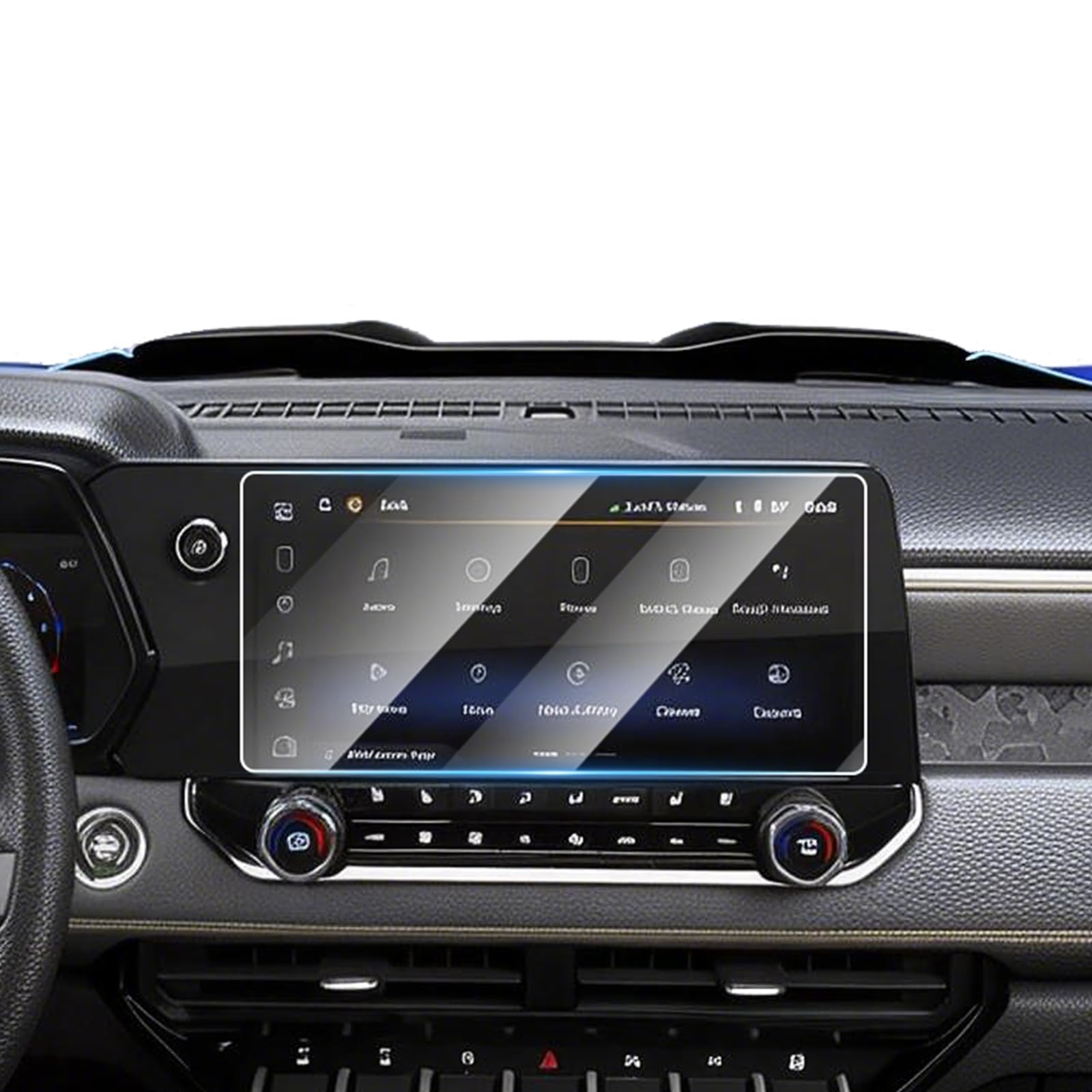 Karltys 2 Pack Screen Protector for 2026-2023 Chevy Colorado ZR2 Z71 /GMC Canyon/Denali /AT4X /Elevation, 11-Inch Touchscreen Tempered Glass Screen Protector for 2025 Chevrolet Colorado Accessories