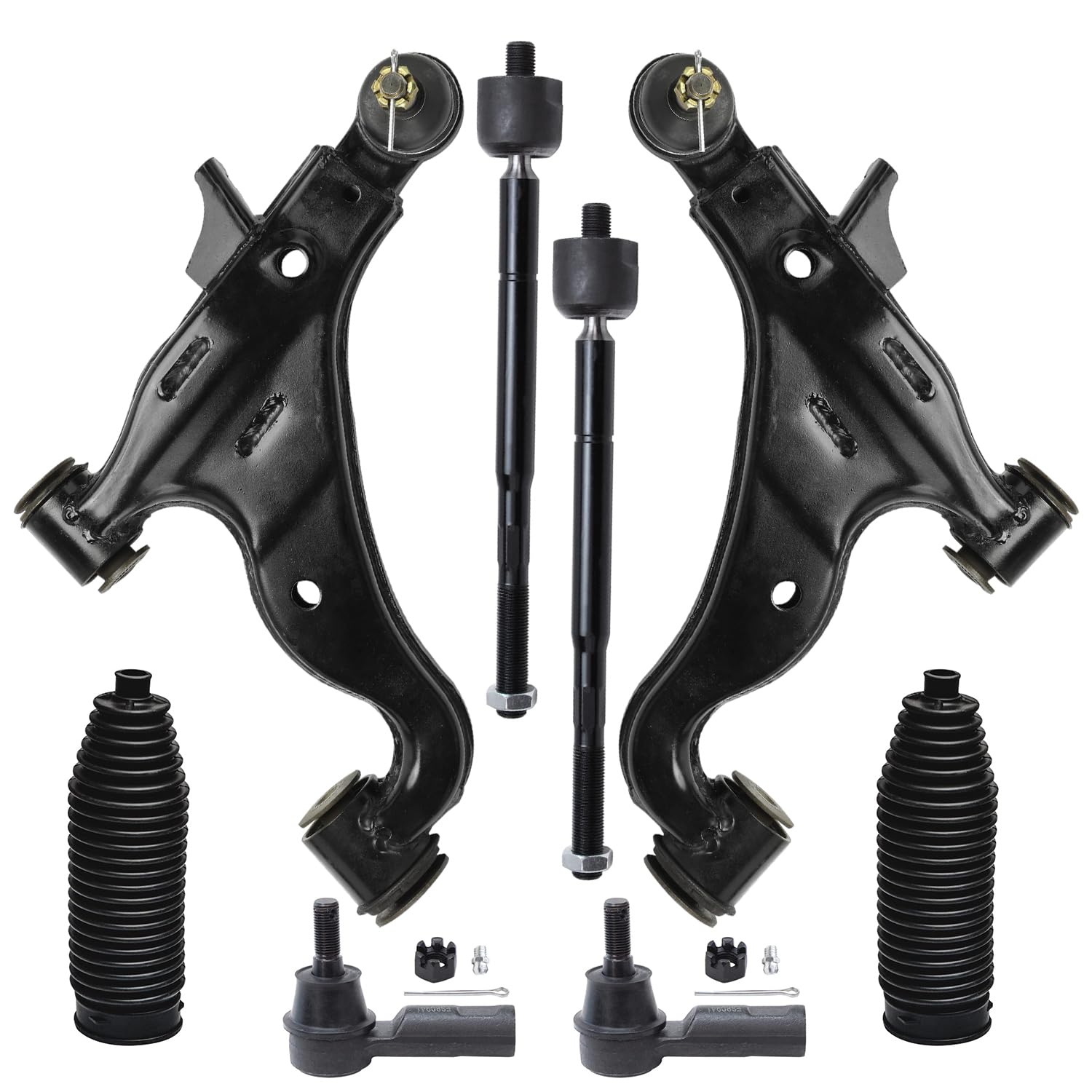 Detroit Axle - RWD Front End Kit for 2005-2015 Toyota Tacoma, 2 Lower