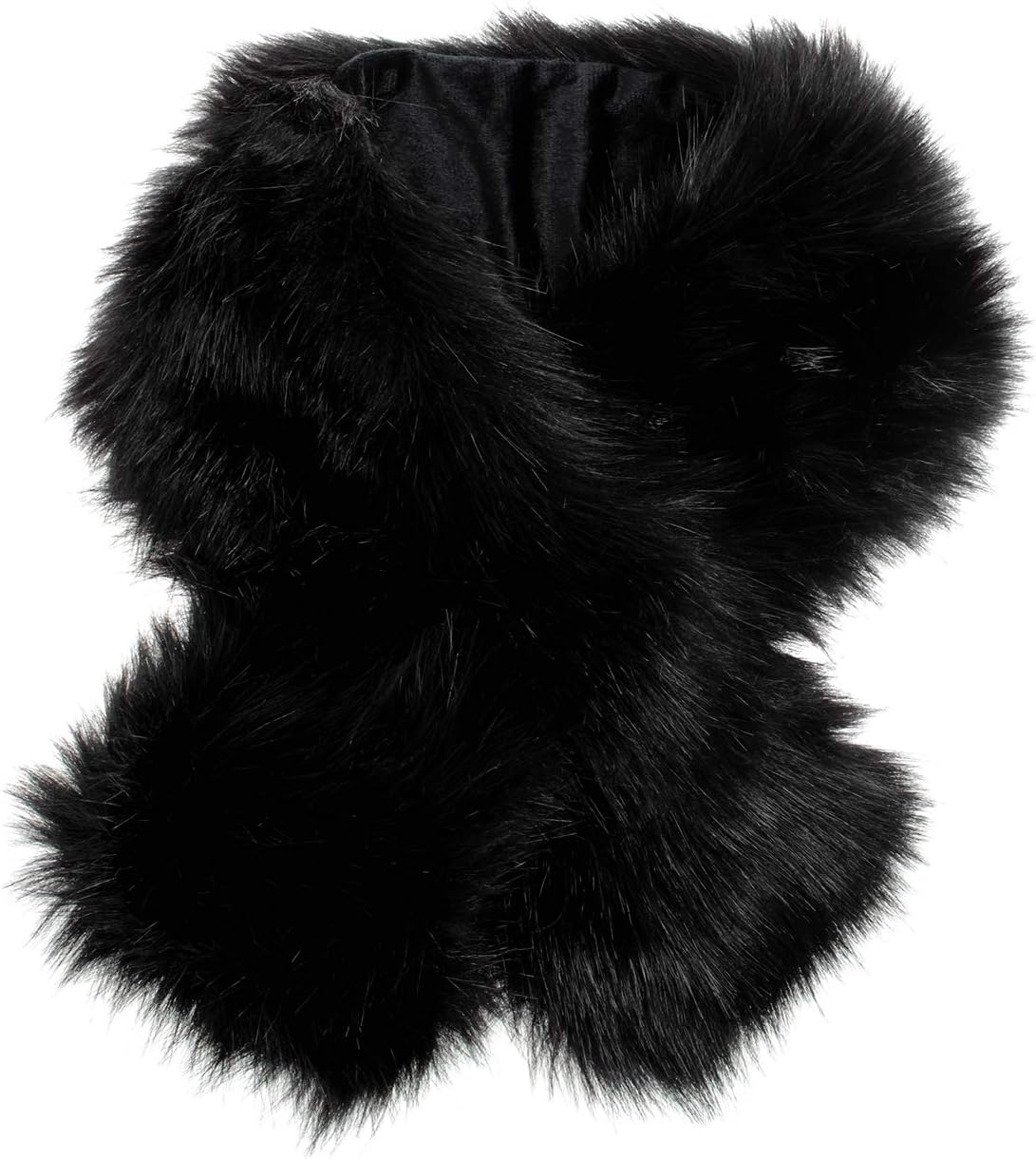 Men's Fur Scarf, Fox Fur Style, Popular, Winter, Tippet, Fluffy, Soft 