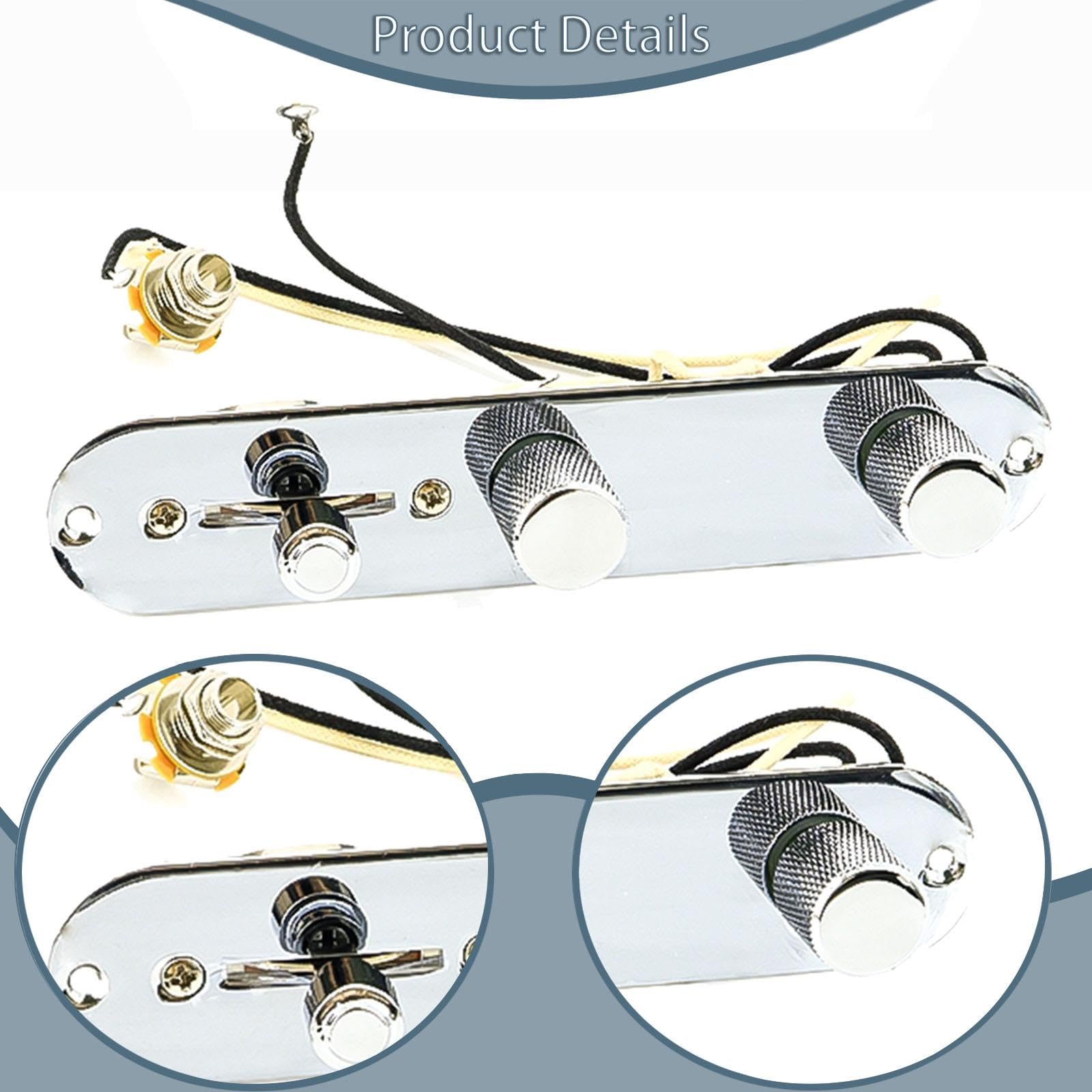 Placa de Control Totalmente Equipada para Guitarra, Ideal para Amantes de La Guitarra Eléctrica Y