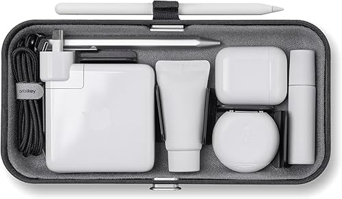 Miniatura 8 de Orbitkey Nest V2 - Organizador de escritorio portátil y personalizable con cargador inalámbrico integrado, carcasa de policarbonato con tela de
