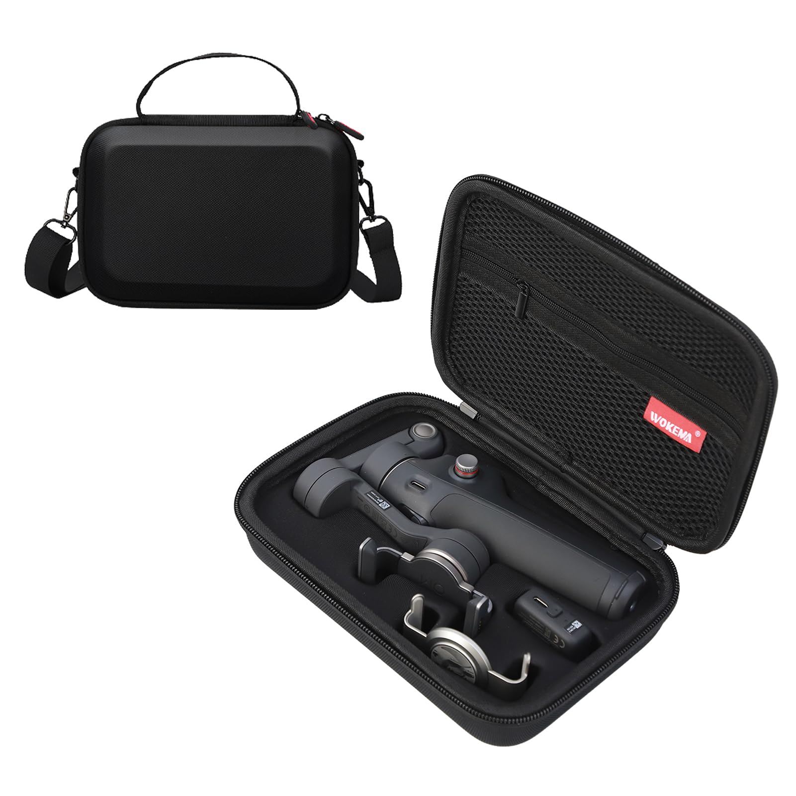 WOKEMA Father&I Gimbal Osmo Mobile 7P/7 Stabilizer Accessories Only (Carry-ing) Protective Case Carrier Hard Storage Bag Holder for DJI Osmo Mobile 7